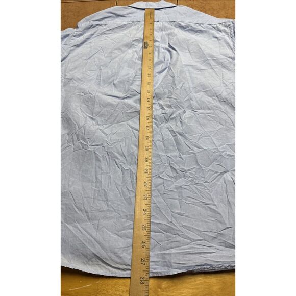 Alex Mill Wash & Go Shirt Mens Sz Med Light Blue Long Sleeve Button Up Casual - Picture 6 of 6